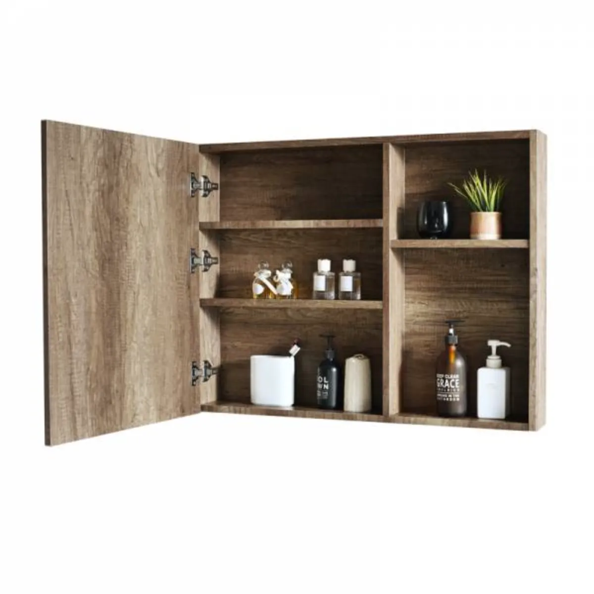 Baron MC880 Stainless Steel Mirror Cabinet 880mm (6 Colours) - view 2